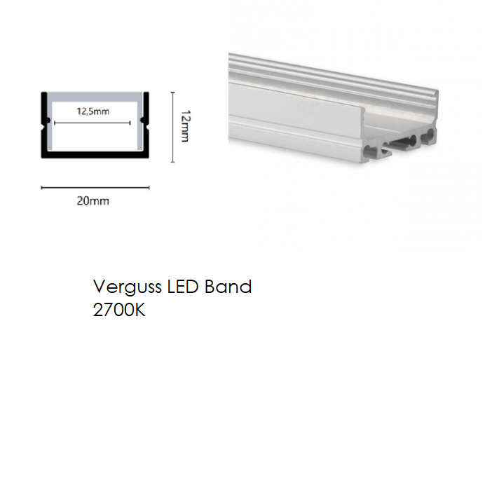 LED potting profile Vera 20x12mm