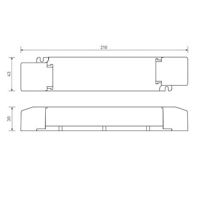 Phasenabschnittsdimmbarer Trafo 24V DC