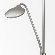 Orion, Stehlampe Cobra, Nickel Detail, hochwertige Lichtlösung