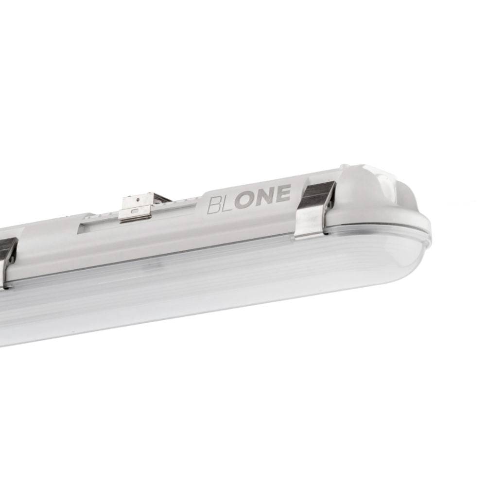 Nahaufnahme der LED Feuchtraumleuchte, Schutzart IP65