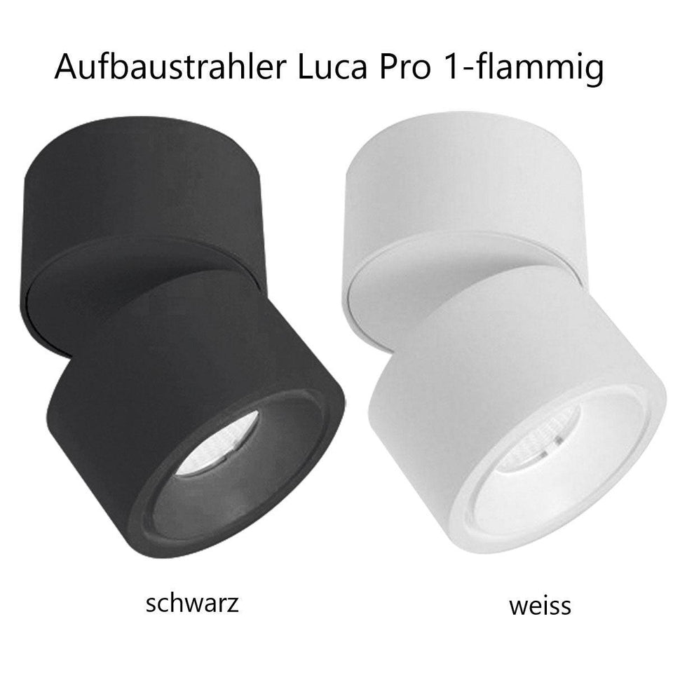 Sonluce, Aufbaustrahler Luca Pro 1-flammig, Varianten, Produktbild