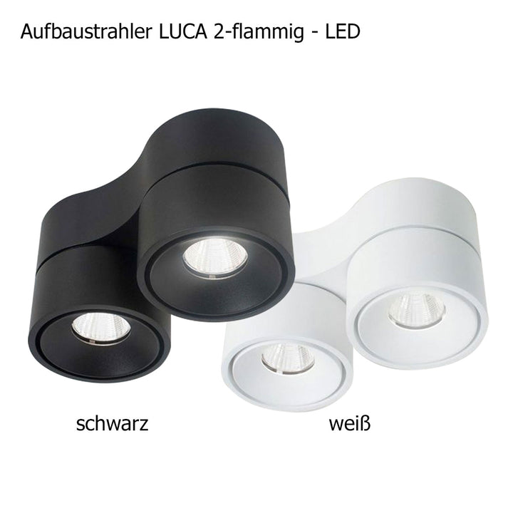 Projecteur Luca à 2 lumières monté en surface