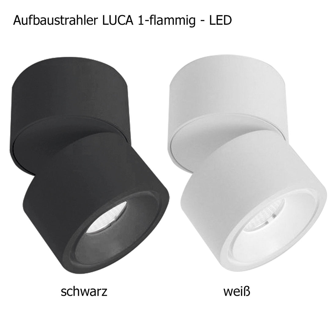 Aufbaustrahler Luca 1-flammig