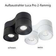 Sonluce, Aufbaustrahler Luca Pro 2-flammig, Varianten, Produktbild
