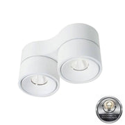 Sonluce, Aufbaustrahler Luca Pro 2-flammig, Weiss, Produktbild