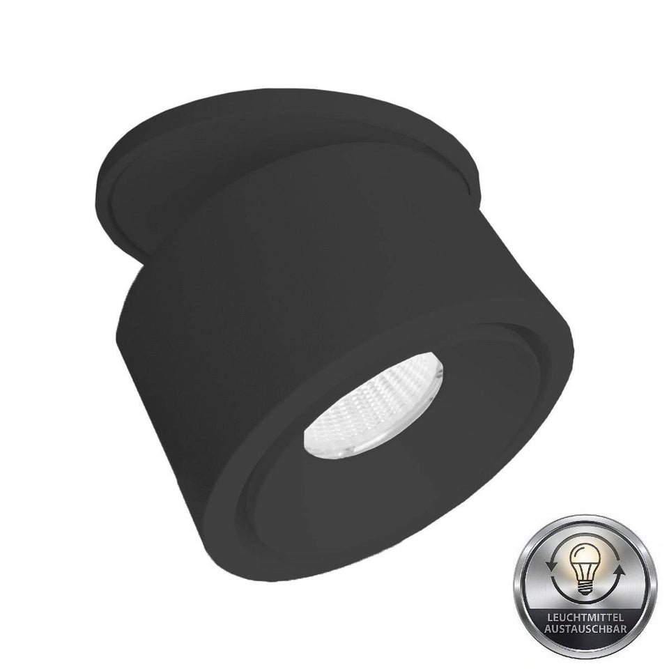 Sonluce, Halbeinbaustrahler Luca Pro, Schwarz, Produktbild