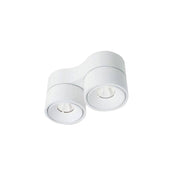 Sonluce, Aufbaustrahler Luca Mini 2-flammig, Weiss, moderne Deckenbeleuchtung