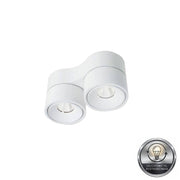 Sonluce, Aufbaustrahler Luca Pro Mini 2-flammig, Weiss, Produktbild