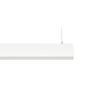 LUX-IT, Profil-Pendelleuchte Micca, Weiss Mikroprismatik, moderne Lichtlösung