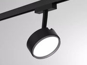 Molto Luce, 2-Phasen Stromschienenstrahler Litin 2, Schwarz, moderne Akzentbeleuchtung