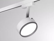 Molto Luce, 2-Phasen Stromschienenstrahler Litin 2, Weiss, moderne Schienenbeleuchtung