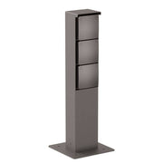 PSM Lighting, NIKE Steckdosensäule, Braun 3-fach, Produktbild