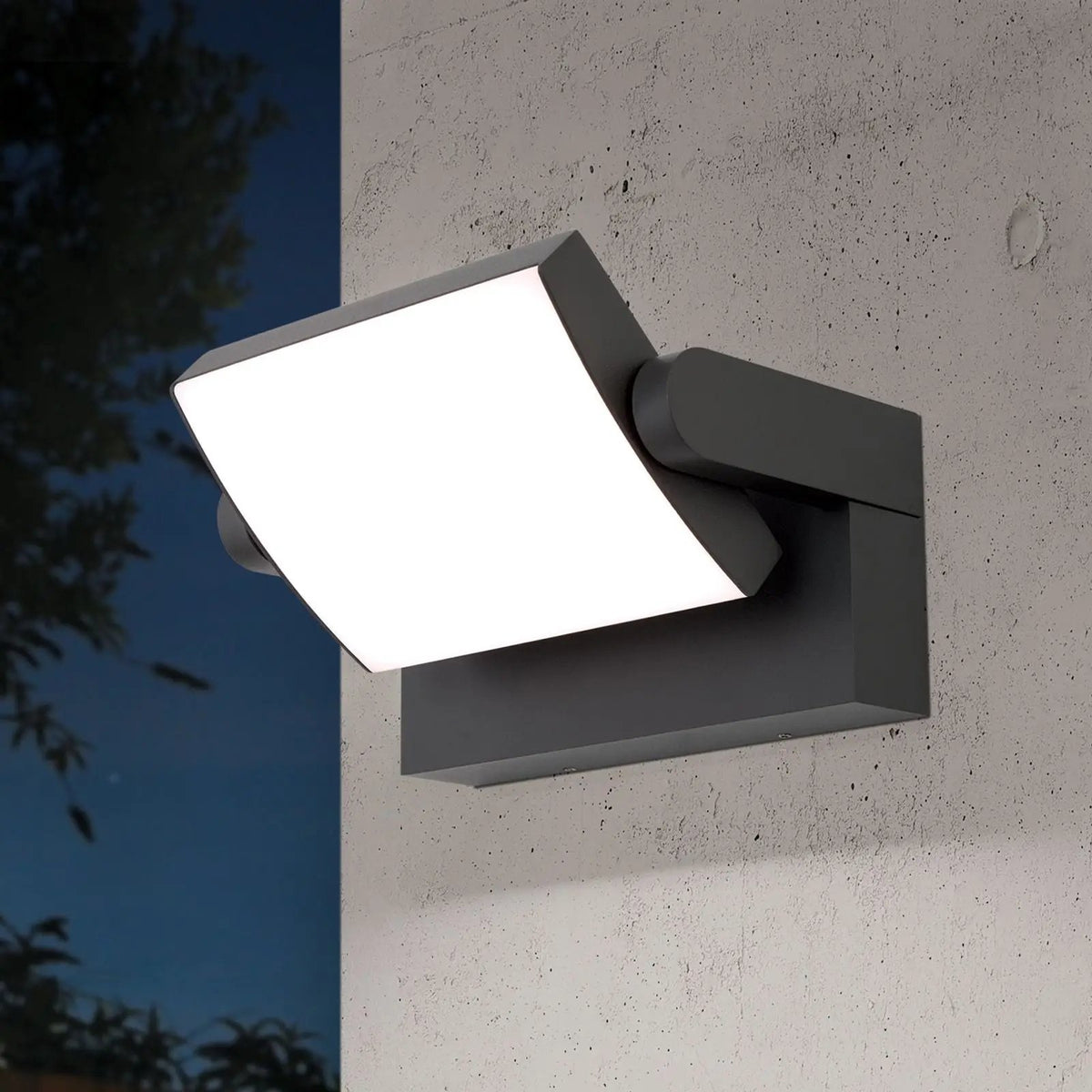 Orion, LED-Außenleuchte Ginger, Anthrazit Detail, hochwertige Außenbeleuchtung