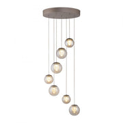 Pure, Pendelleuchte Popup Rondell, Bronze, hochwertige Pendelleuchte