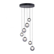 Pure, Pendelleuchte Popup Rondell, Anthrazit, moderne Pendelleuchte