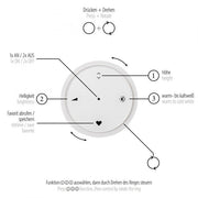 Pure, Pendelleuchte E-Flying, Fernbedienung, moderne Lichtsteuerung