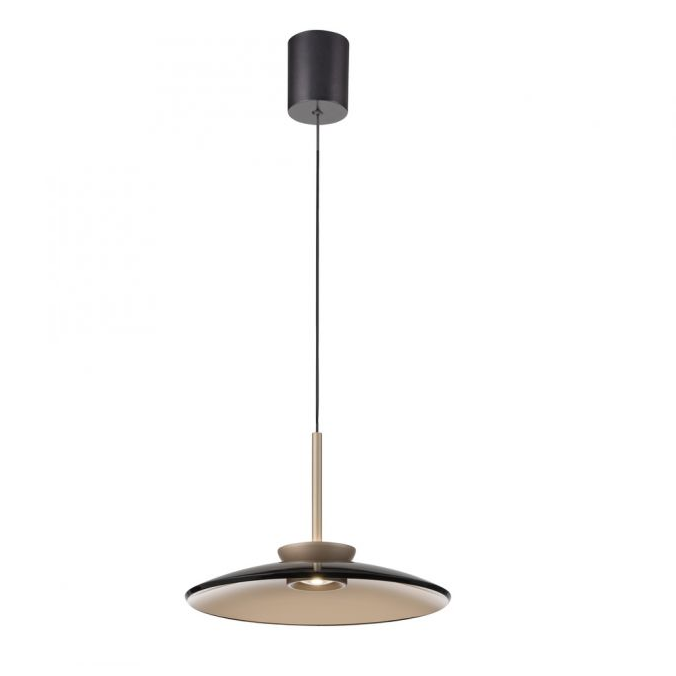 Suspension lumineuse en forme de lune