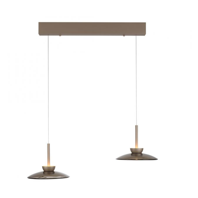 Suspension lumineuse en forme de lune