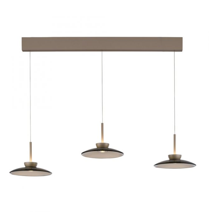 Suspension lumineuse en forme de lune