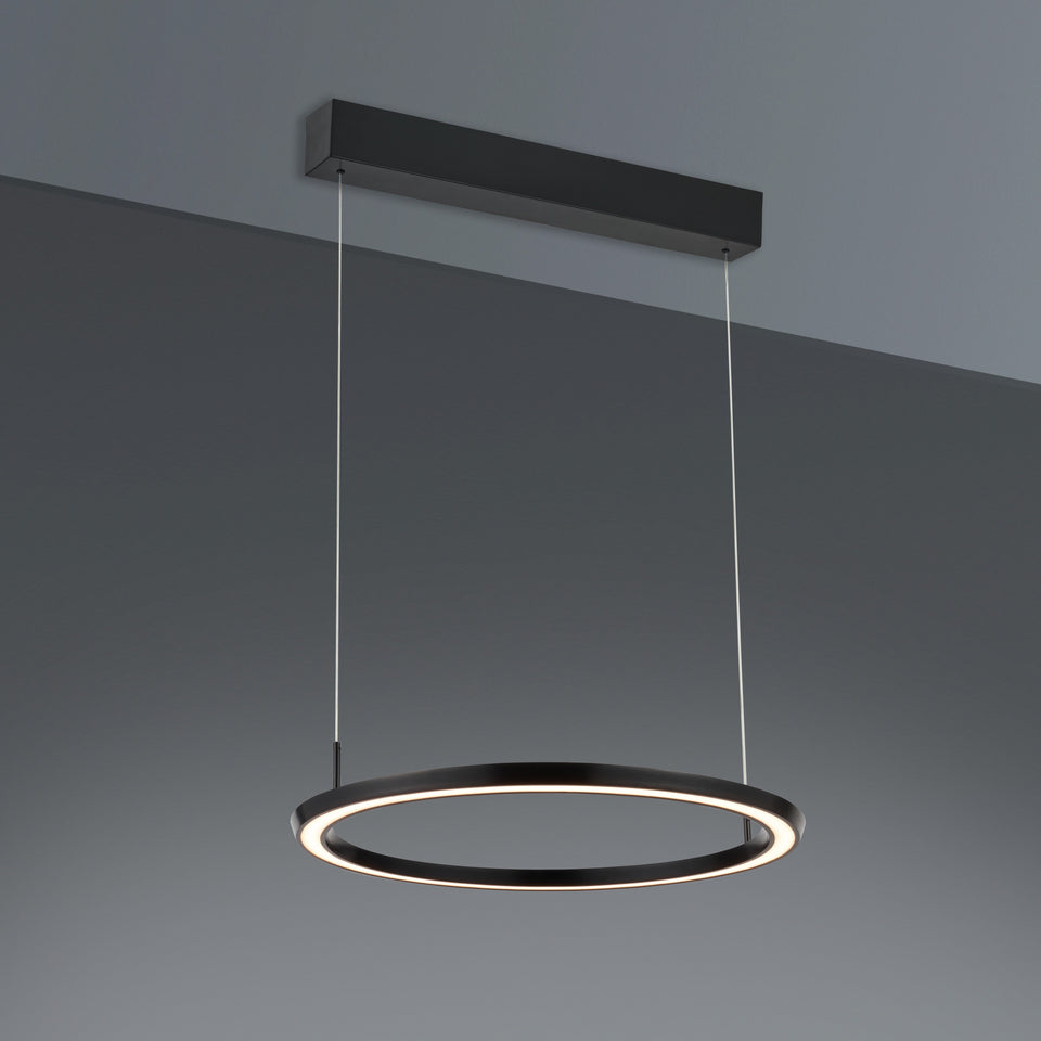 Bopp, Pendelleuchte Smart Round, Schwarz, stilvolle LED Beleuchtung