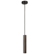 Moderne Pendelleuchte Pipe in Braun