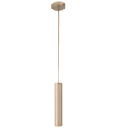 Moderne Pendelleuchte Pipe in Beige