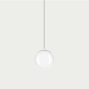 Glas-Pendelleuchte Random Solo von Lodes in klarer Ausführung