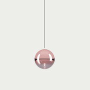 Glas-Pendelleuchte Random Solo pink von Lodes