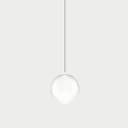 Glas-Pendelleuchte Random Solo von Lodes in milchweißem Design
