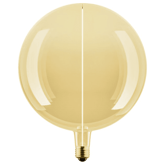 Retro LED F3 Glühbirne in Gelb
