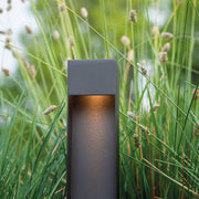 PSM Lighting, LED Pollerleuchte Ruby, Detail, hochwertige Gartenbeleuchtung
