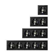 Arkoslight Black Foster LED Spots 5-fach 19 Grad, schwarz, verschiedene Größen