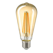 Sigor, Leuchtmittel Edison E27, Gold, dekoratives LED Leuchtmittel