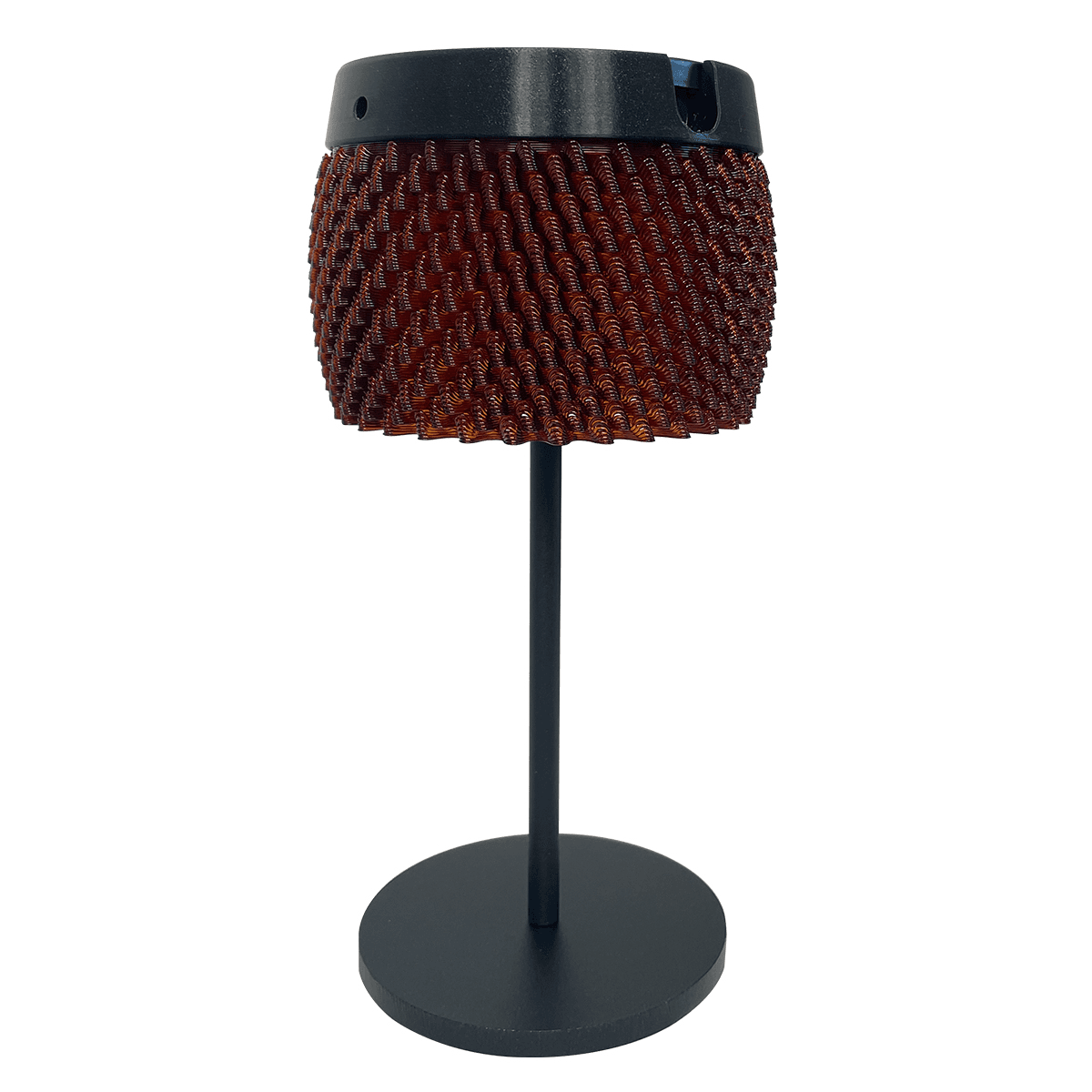 Solar-Tischlampe Lolie mit buntem Lampenschirm