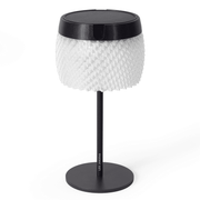 Solar-Tischlampe Lolie mit schwarzem Standfuß