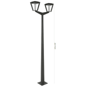 Doppel-Lampen Solarleuchte im Außenbereich