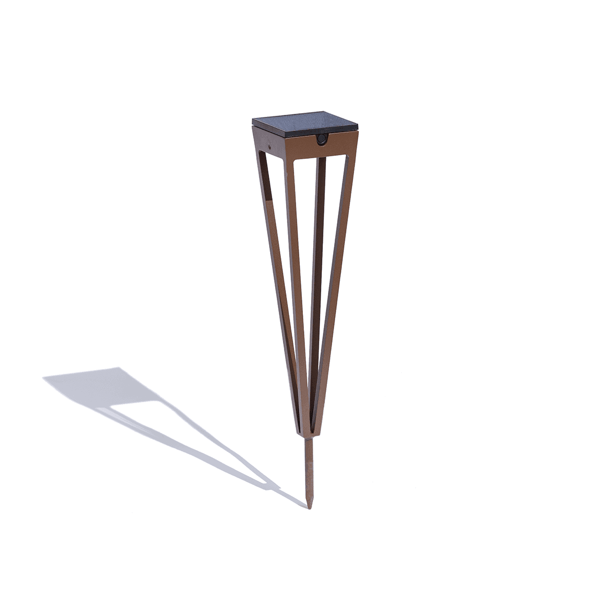 Les Jardins, Solar-Spießleuchte Tinka, Corten klein, Produktbild