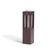 Solarleuchte mit Solarpanel und Schutzgitter
