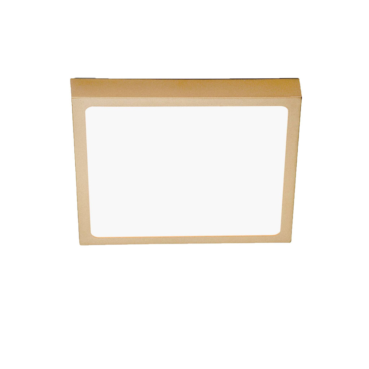 Orion, Deckenleuchte Base Square, Gold 23cm, Produktbild