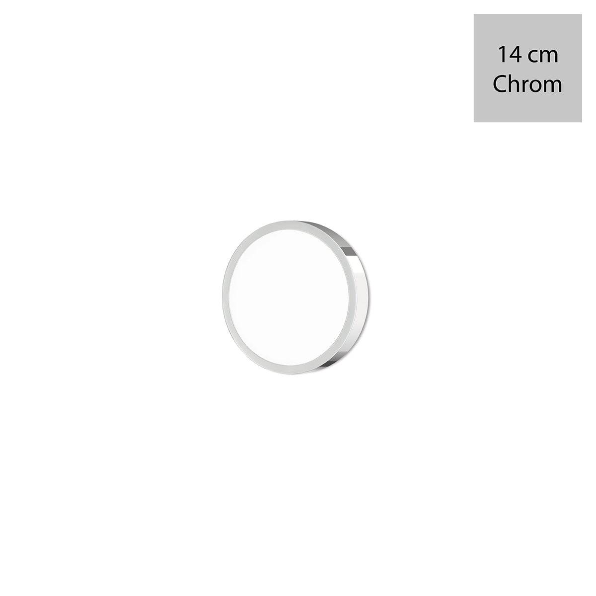 Orion, LED-Panel Chris, Chrom 14cm, hochwertige Lichtlösung