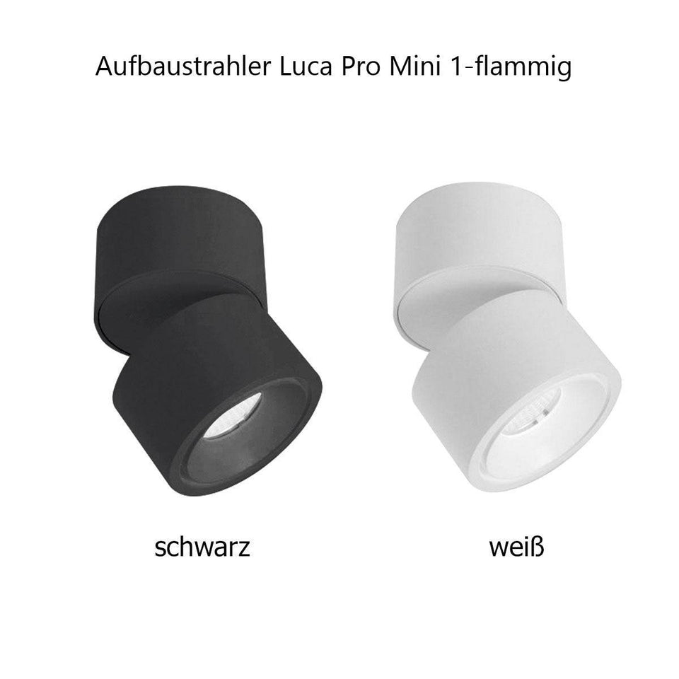 Sonluce, Aufbaustrahler Luca Pro Mini 1-flammig, Varianten, Produktbild