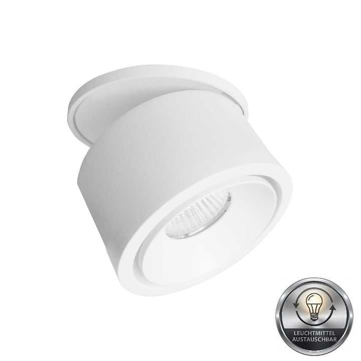 Luca Mini semi-recessed spotlight