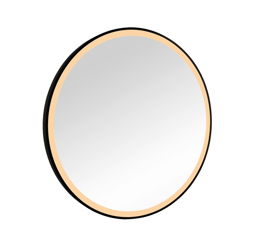 Mirrors&More, Spiegel Diana Rund, 80cm warmes Licht, Produktbild