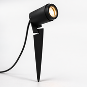 Nexolight, Spießstrahler Spica, Schwarz, moderne Gartenbeleuchtung