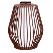 Les Jardins, Solar-Standleuchte Mandaley, Corten 55cm, nachhaltige Außenbeleuchtung