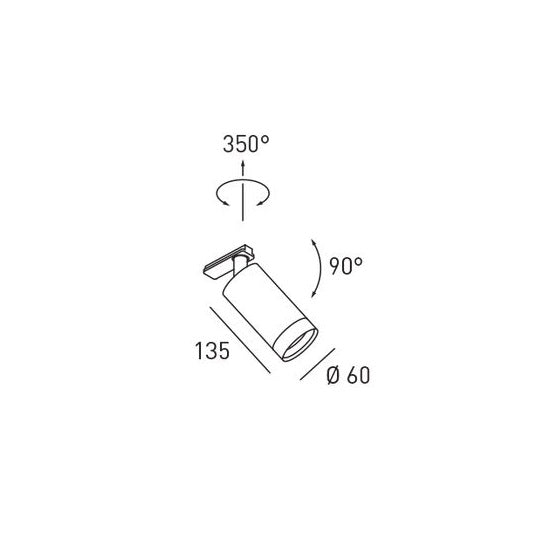 projecteur de voie monophasé Reed