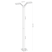 Les Jardins, Solar-Straßenleuchte Envergure, Skizze, nachhaltige Lichtplanung