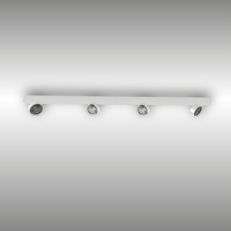 Swing 4-bulb surface-mounted spotlight