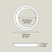 Lodes, Deckenleuchte Tidal, 45cm, Skizze