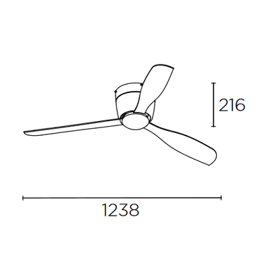 Deckenventilator Bora